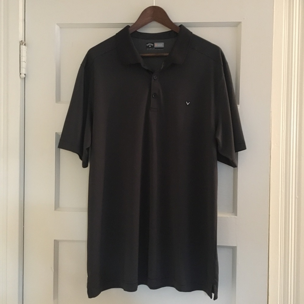NWOT! Men’s Callaway opti-dri b/w polo